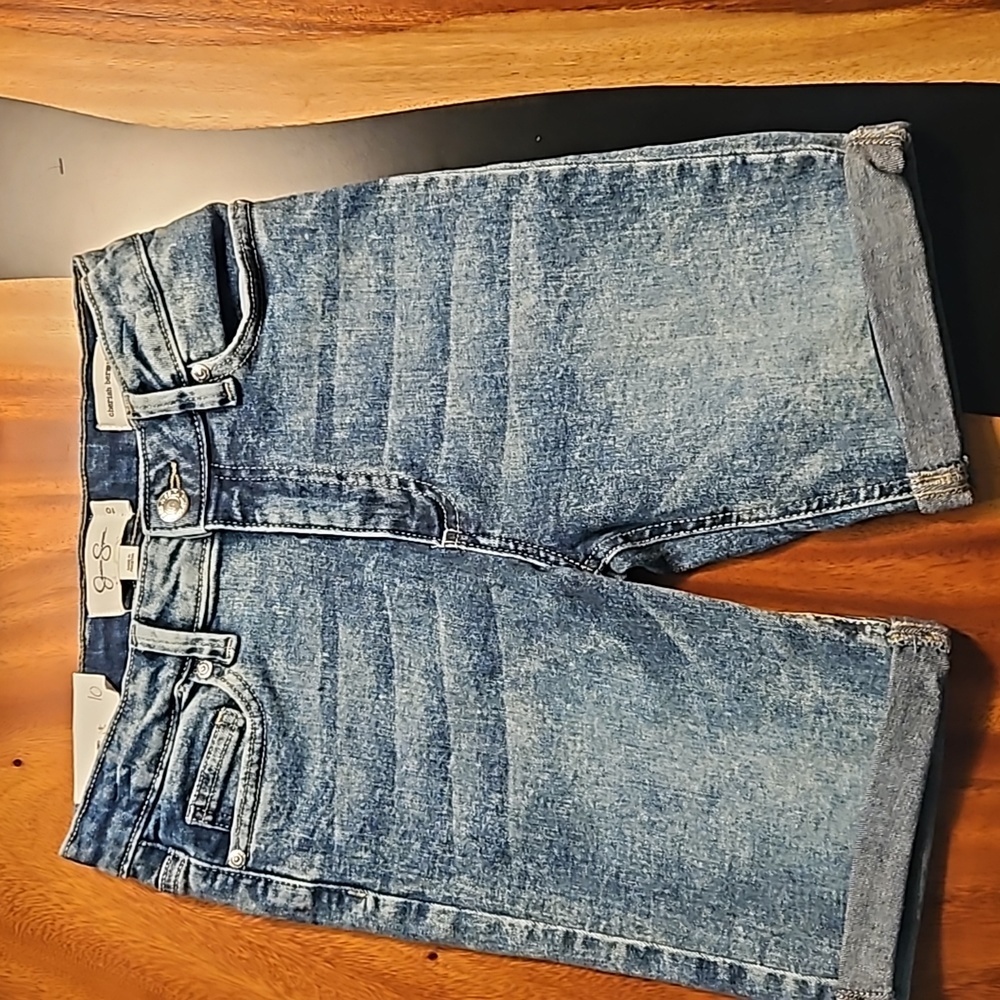 Jessica Simpson Girl's Shorts: Cherish Bermuda Stone-Washed...Various size
